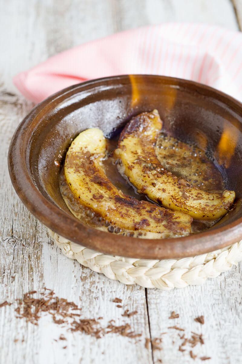 Tajine mit Curry-Bananen