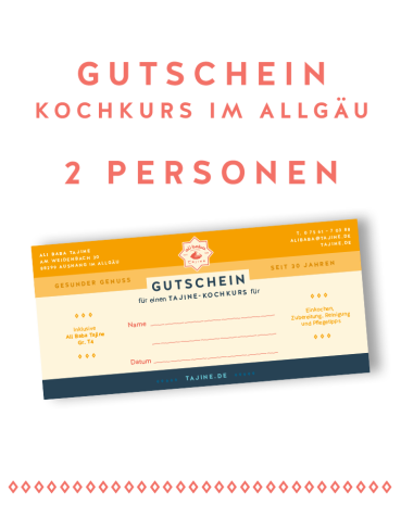 Gutschein Kochkurs in 2027 (2 Personen)